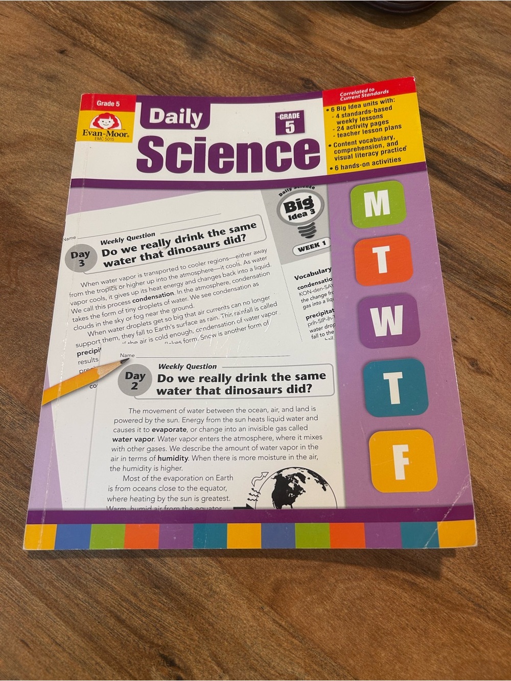 Evan moor science 5 workbook